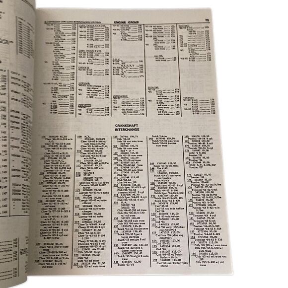 Auto Interchange Systems Booklet 1950-65 General Motors Interchange Manual Vtg.  - Picture 6 of 16